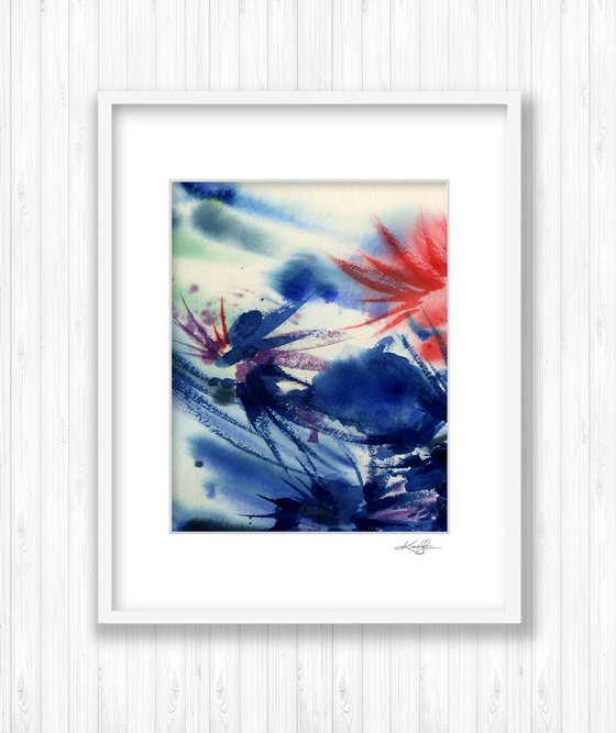 Organic Dream 3 - Abstract Floral art by Kathy Morton Stanion