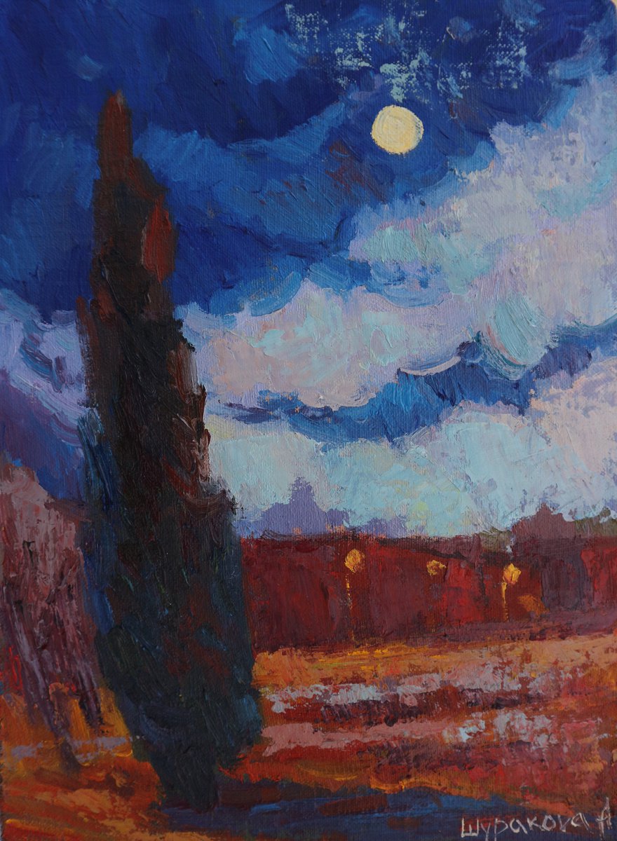 Full Moon by Anna Shurakova