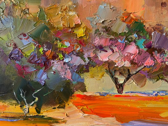 A garden on the lagoon