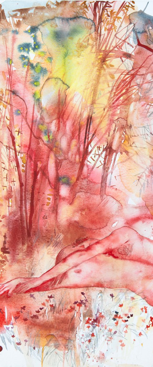 Dissolving in Landscape by Anna Belousova
