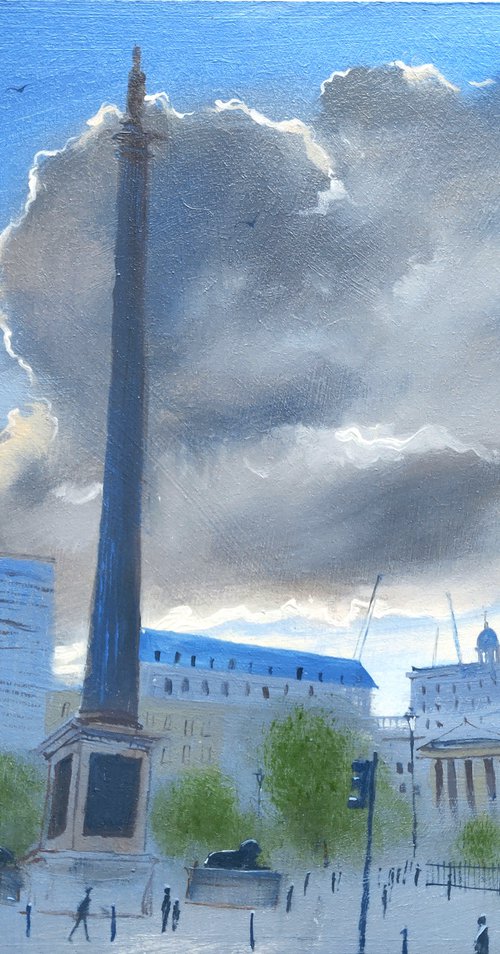 Cloud Over London - 2022 by Ayna Paisley