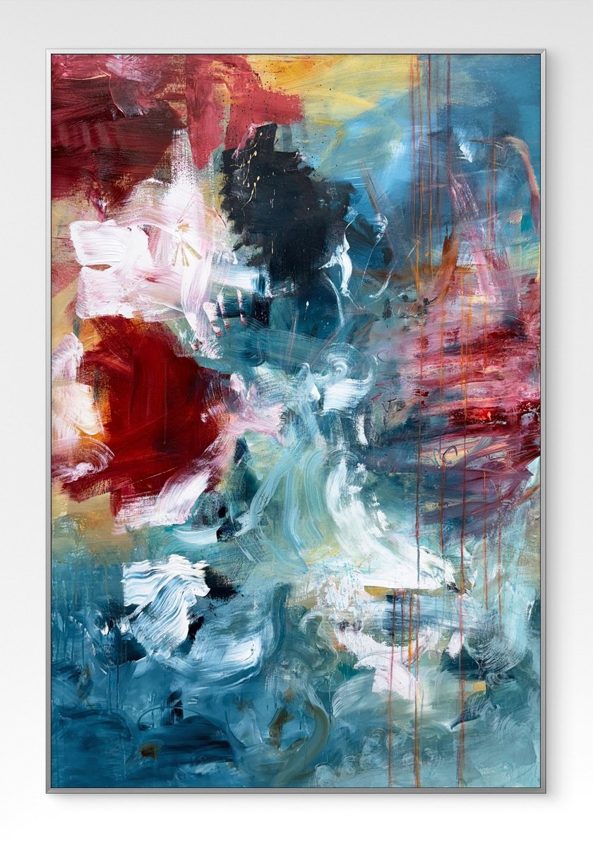 Convergence In Chaos By Theodor Anghel, 40 X 60, Artwork For Sale On Artfinder