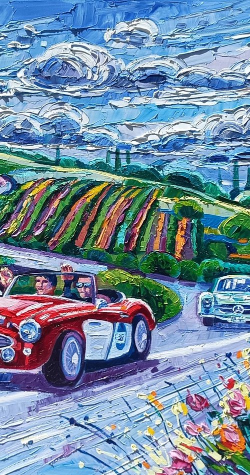 Mille miglia/ With a beautiful Clouds by Vanya Georgieva