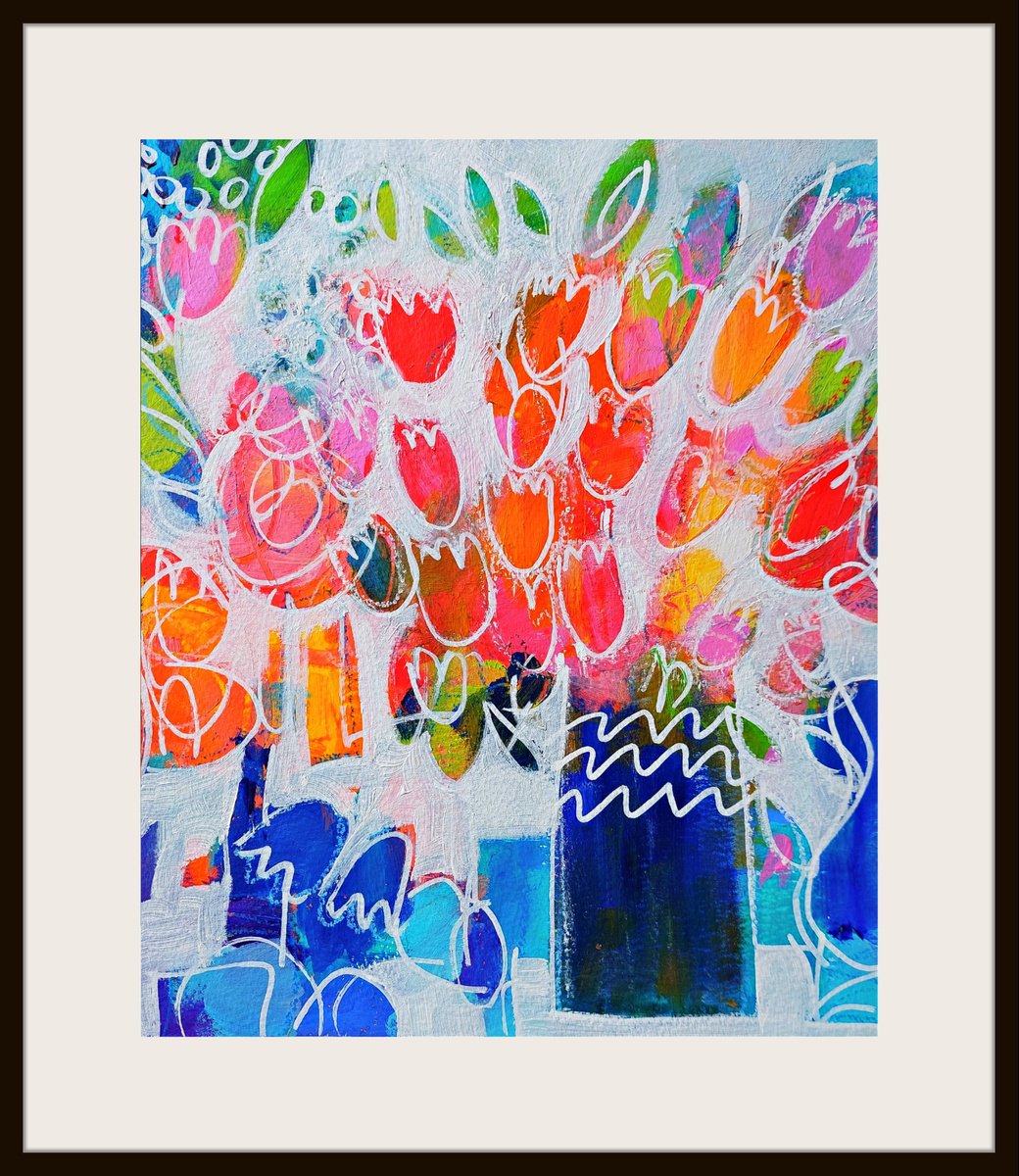 Spring Tulips III by Jan Rippingham