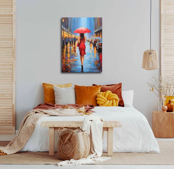 City Rain Reflections