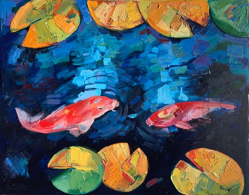 Koi fish by Olga Pascari