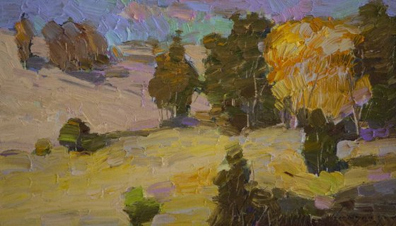 Autumn Colors Handmade oil Painting on Canvas