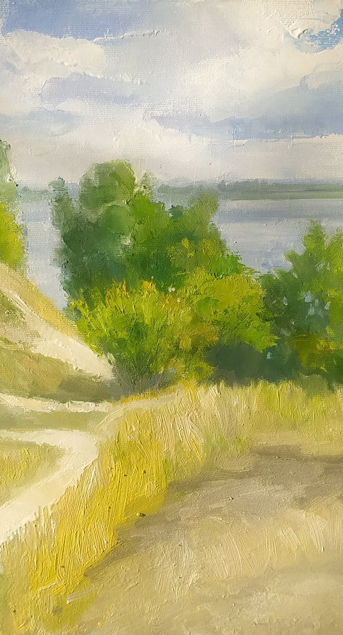 Ukrainian landscape by Valentina Andrukhova