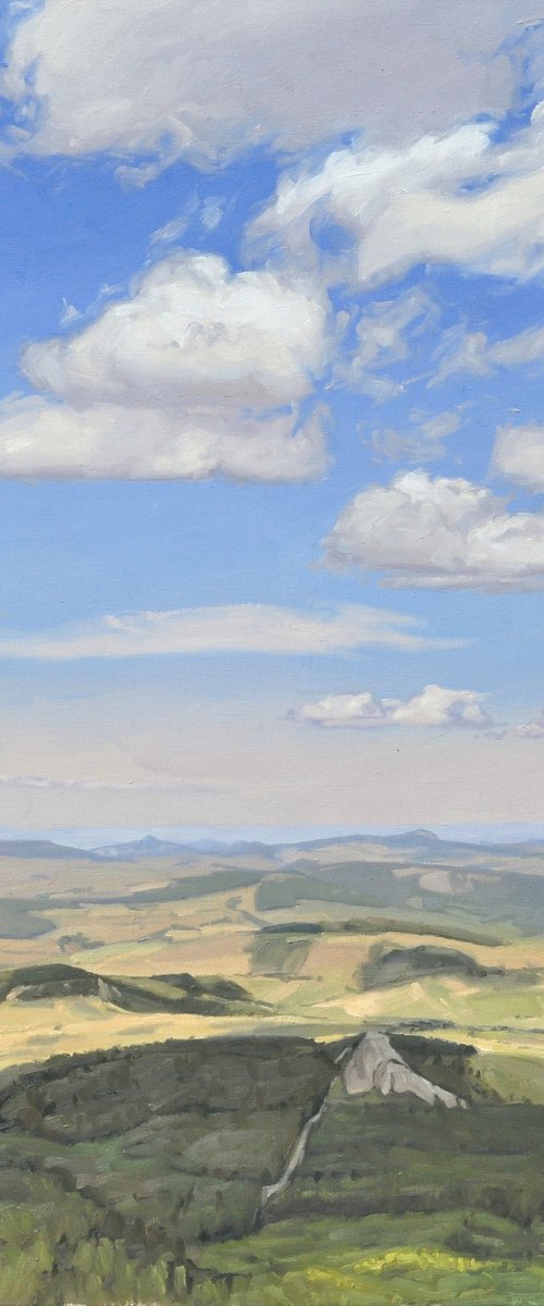 Summer sky, summit of Mont Mézenc by ANNE BAUDEQUIN