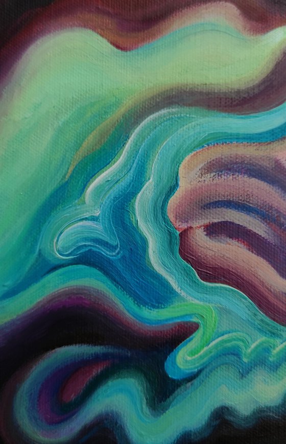 Diamond Waves. Triptych