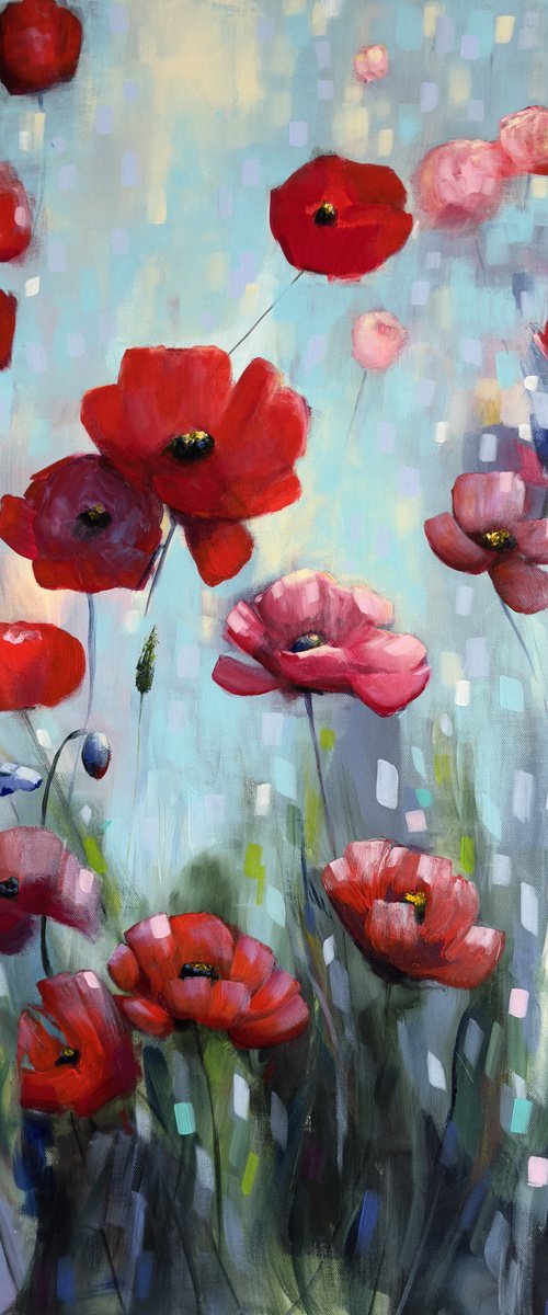 Poppies Land 12 by Sandra Gebhardt-Hoepfner