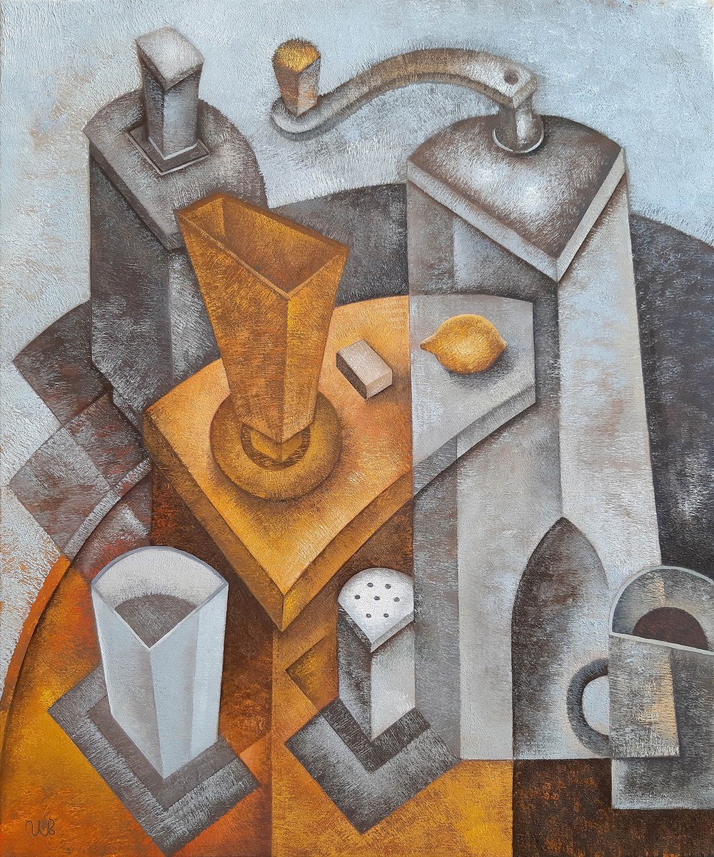 Still Life with Coffee Mill by Eugene Ivanov