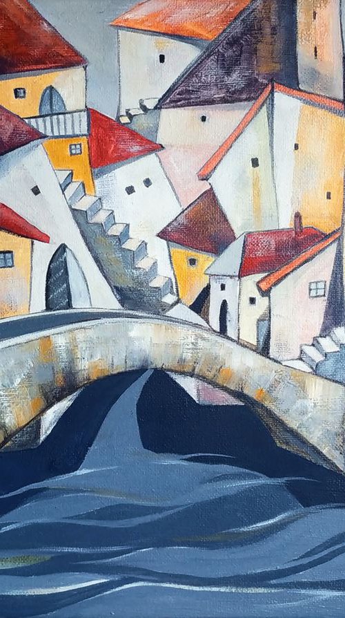 The stone bridge by Aniko Hencz