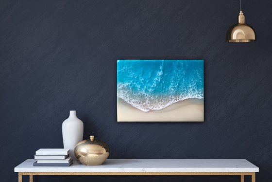 White Sand Beach #27 Miami Beach Seascape Gift idea