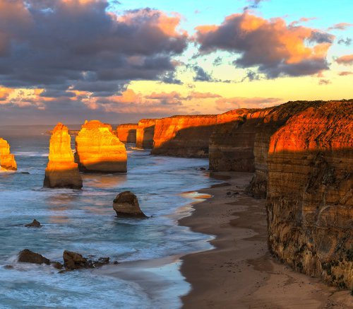 The 12 Apostles Sunrise II by Nick Psomiadis