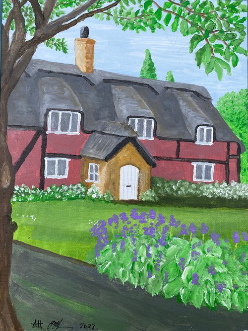 Ireland- Balimacoda Thatch Cottage by Alan Horne Art Originals