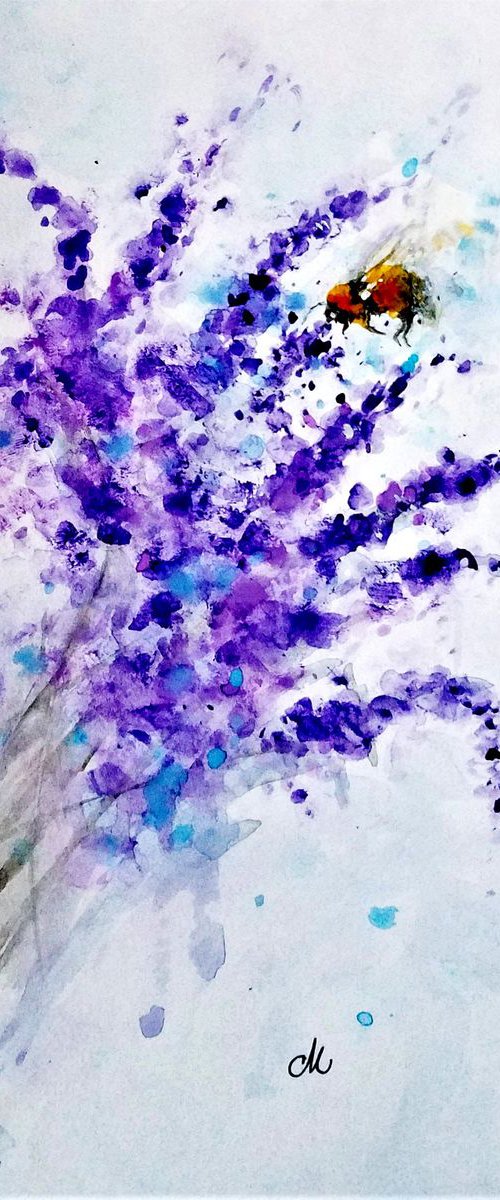 'BEE' HAPPY! 2 /gift idea/ FREE shipping in USA for all of my artworks by Cristina Mihailescu