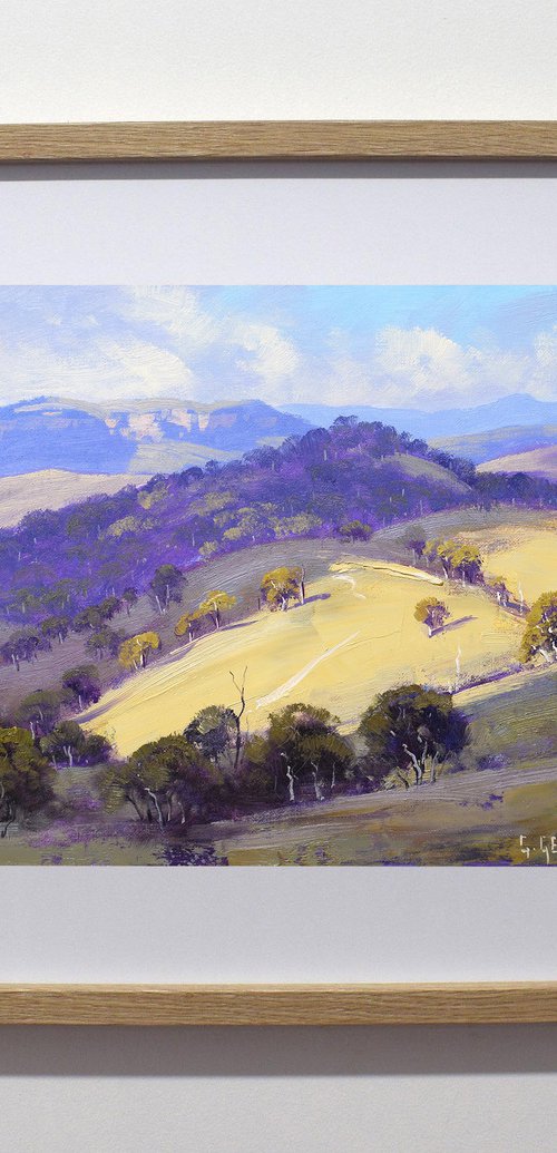 Australian mountain Landscape by Graham Gercken