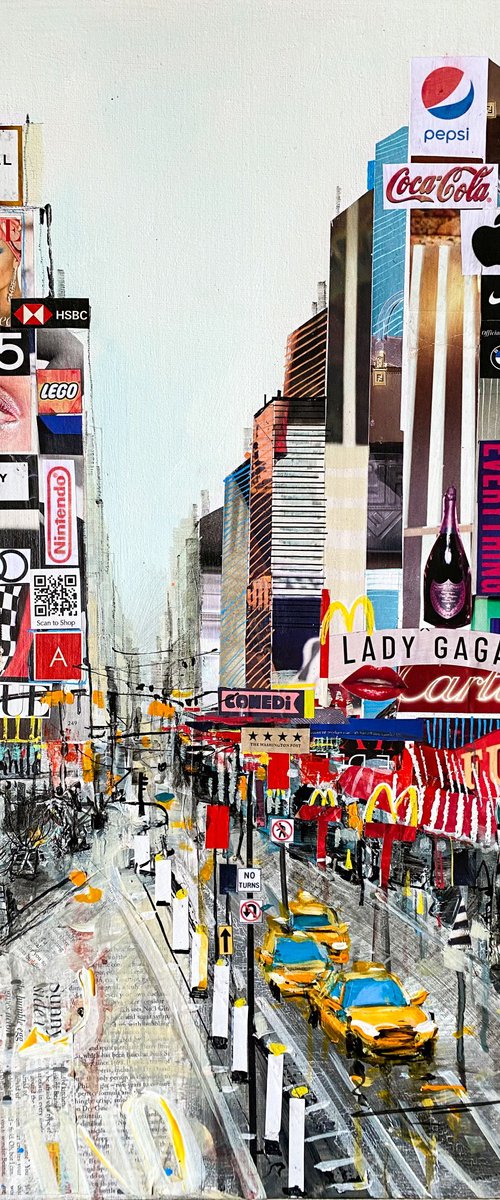 New York Skyline - Fifth Avenue Gaga by Irina Rumyantseva
