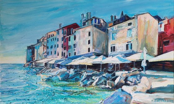 Rovinj in Blue