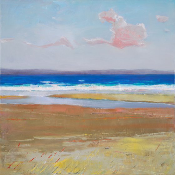 Happy Summer 30x30 inch 76x76 cm by Bo Kravchenko