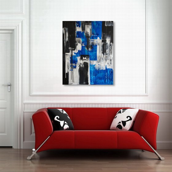 Blue Core II (80 x 100 cm) XL (32 x 40 inches)