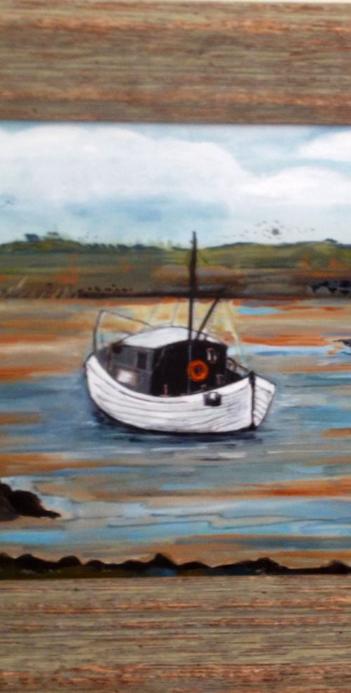 The small fishing boat by Elisabetta Mutty