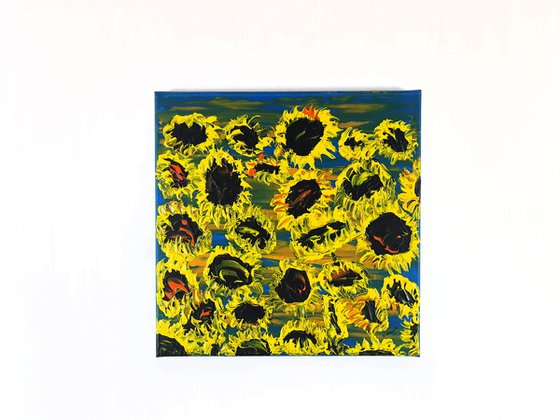 Blooming sunflowers 5