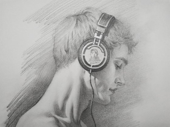 The Man Listening to Music