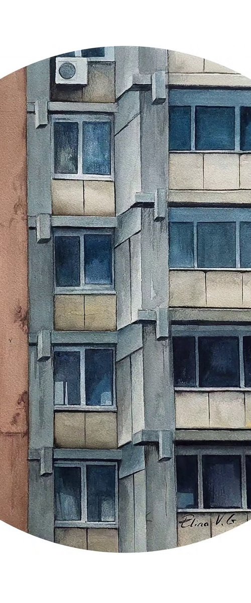 Brutalist architecture by Elina V.G.