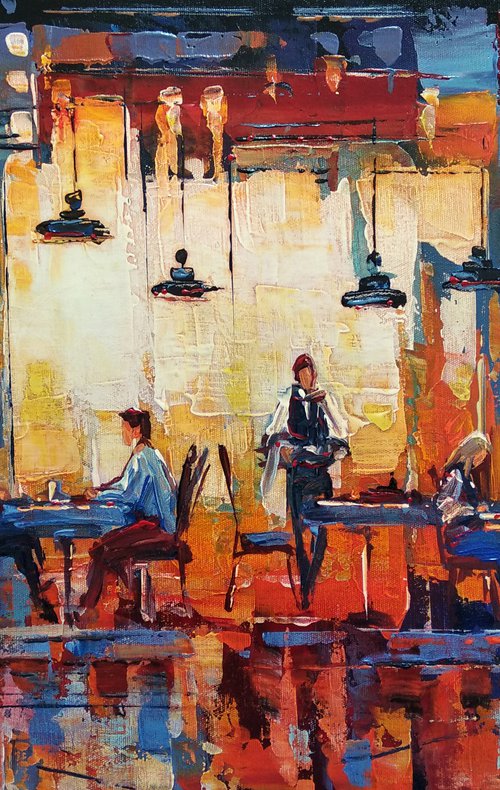 Night Cafe by Movses Petrosyan