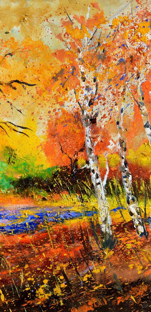 Autumn in the wood  7623 by Pol Henry Ledent