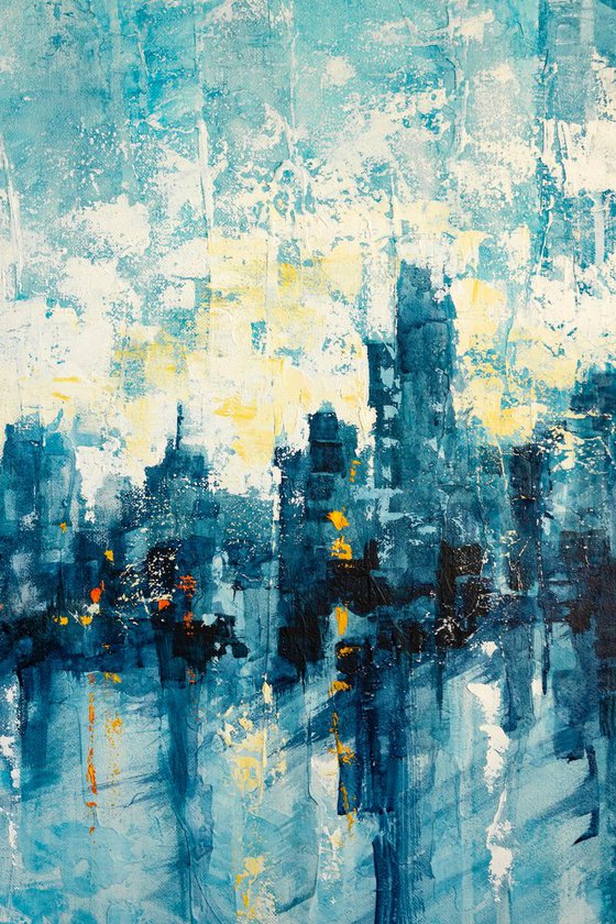 " Breath of the city " abstract cityscapes