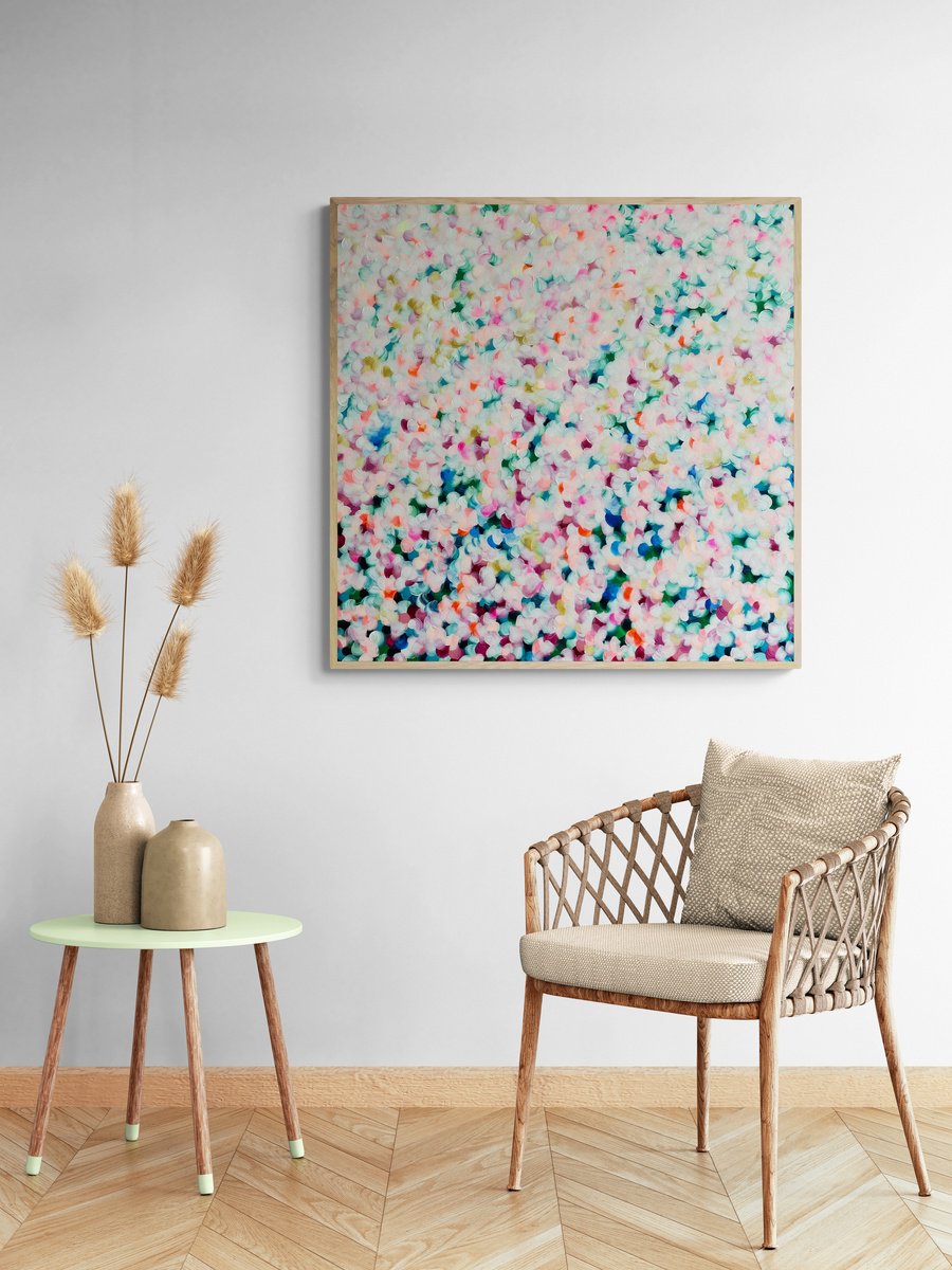 The Joy Of You By Katherine Spiller, 37 X 37, Artwork For Sale On Artfinder