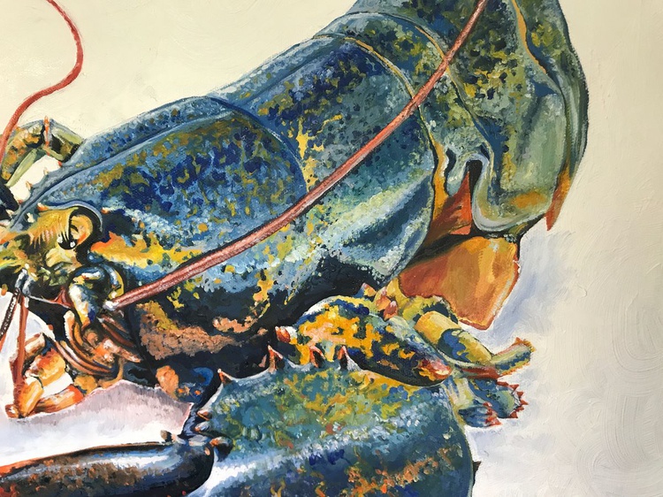 Lobster Rainbow By Lydia Cunningham Artfinder