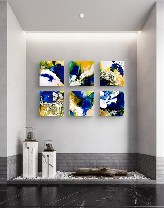 N°37-N°42 ( 6 paintings )