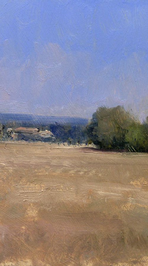 Autumn Field in Provence by Pascal Giroud