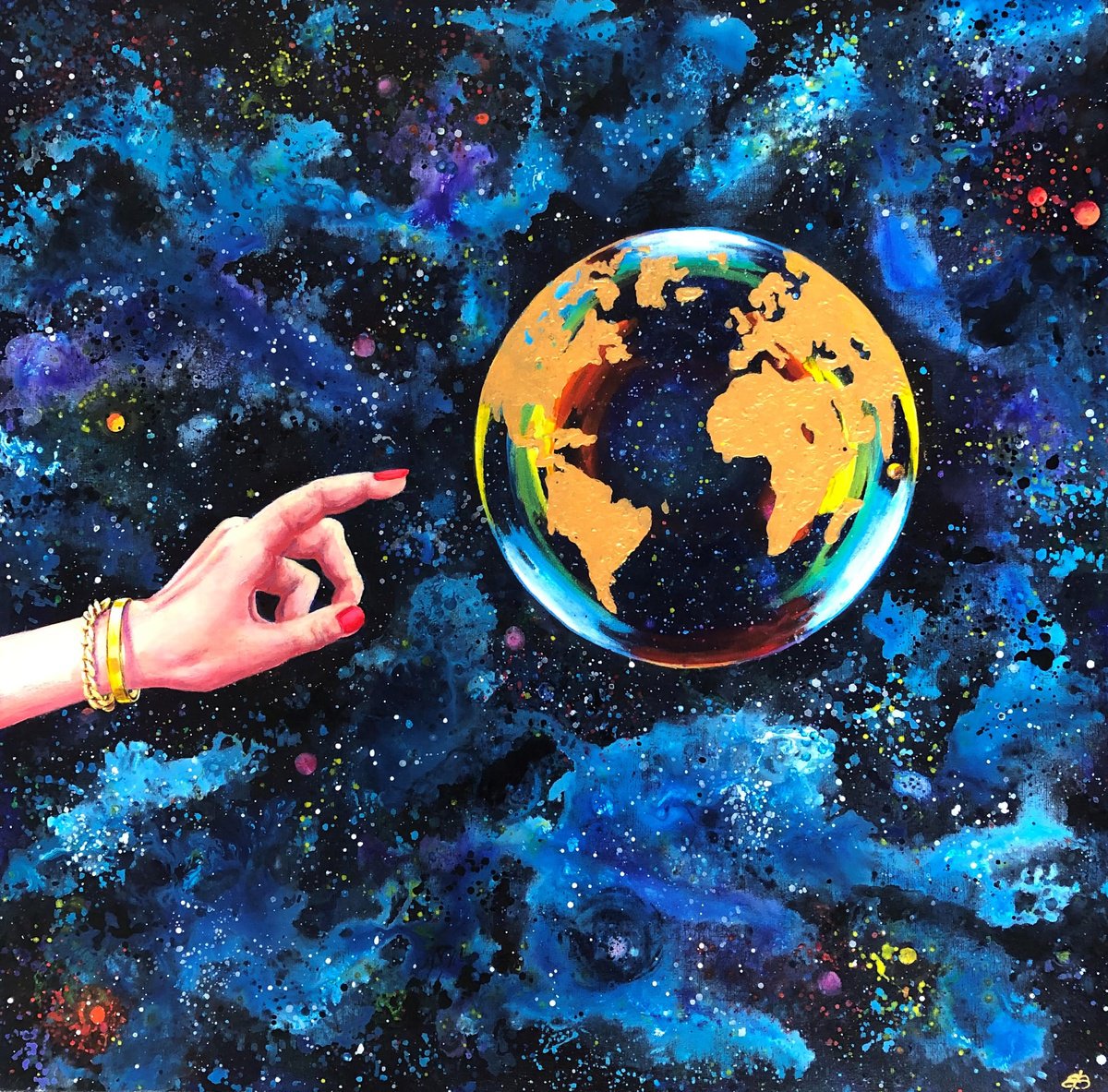My planet - Soap bubble by Lena Smirnova