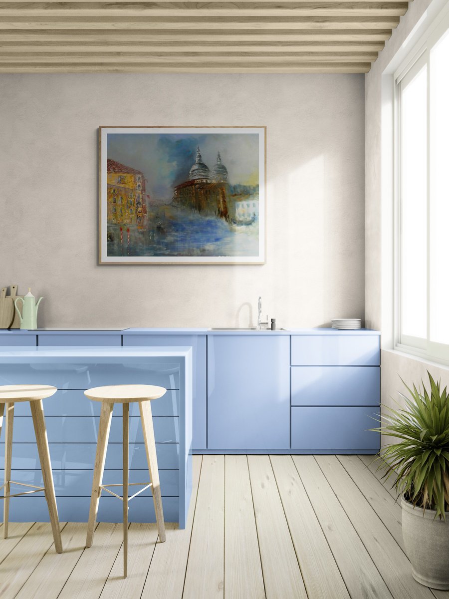 The Grand Canal Venice 2025 By Lesley Blackburn, 30 X 24, Artwork For Sale On Artfinder