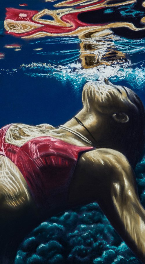 Under water by Inna Medvedeva