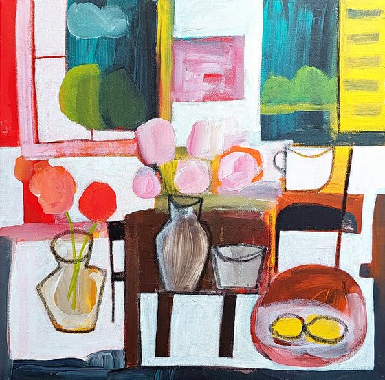 Two Vases of Flowers II