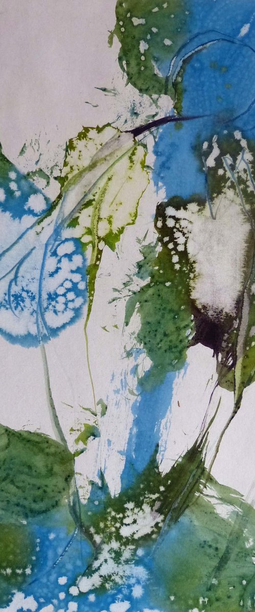 The Green Abstract, 29x41 cm - ESA2 by Frederic Belaubre