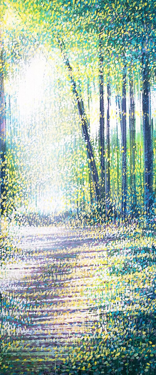Spring Forest Trees by Marc Todd