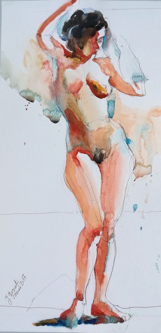 Figure in Watercolor