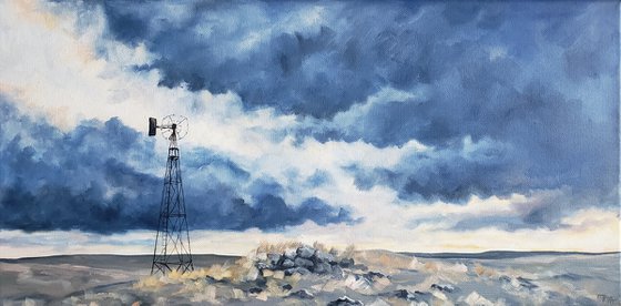"Testimony of Time" - Landscape - Prairie - Homestead