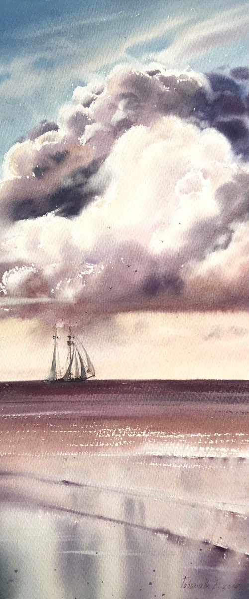 Pink Clouds by Eugenia Gorbacheva