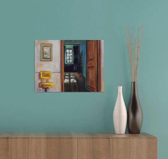The door is opened - 40x30 cm