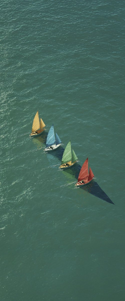 Colorful sailing by Marcus Cederberg