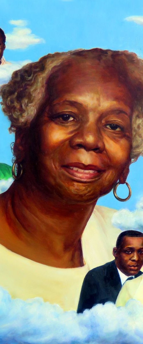 Commission Portrait of A Passed Mother by QI Debrah
