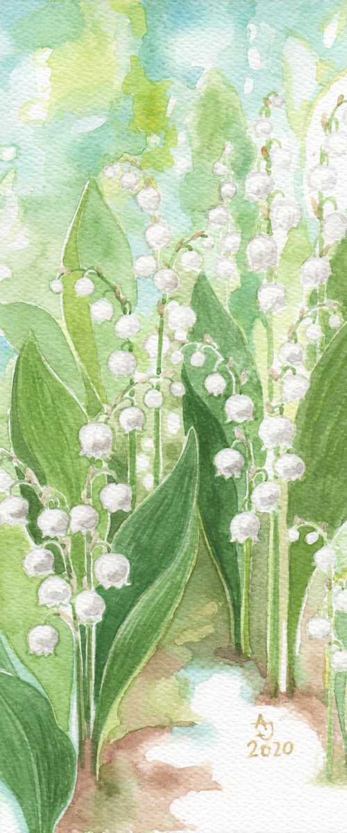 Spring is coming - Lilies of the valley by Jolanta Czarnecka
